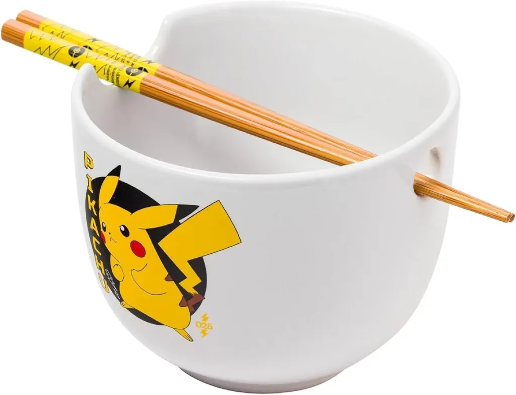 Pokemon Noodle Bowl w/Chopstick 5"